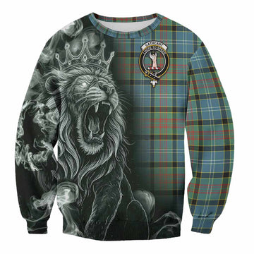 Cathcart Tartan Sweatshirt Roaring Lion Heritage