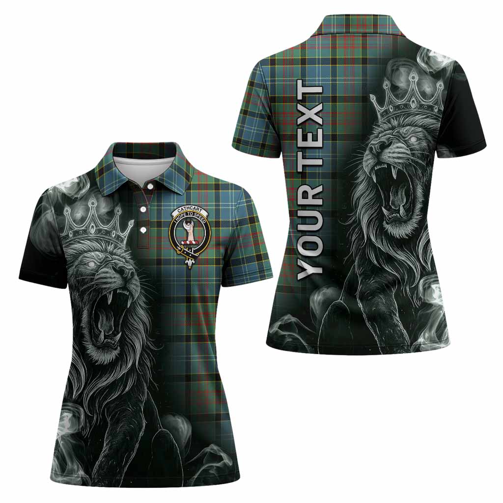 Cathcart Tartan Women Polo Shirt Roaring Lion Heritage