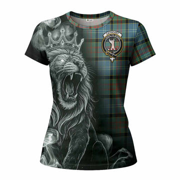 Cathcart Tartan Women T shirt Roaring Lion Heritage