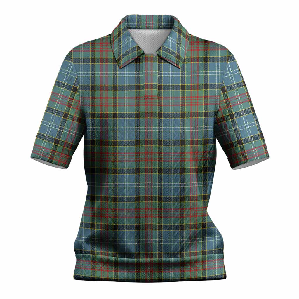 Cathcart Tartan Women’s Polo Sweater Top