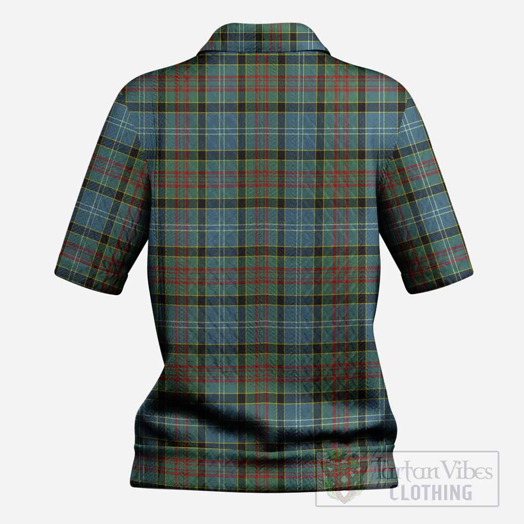 Cathcart Tartan Women’s Polo Sweater Top