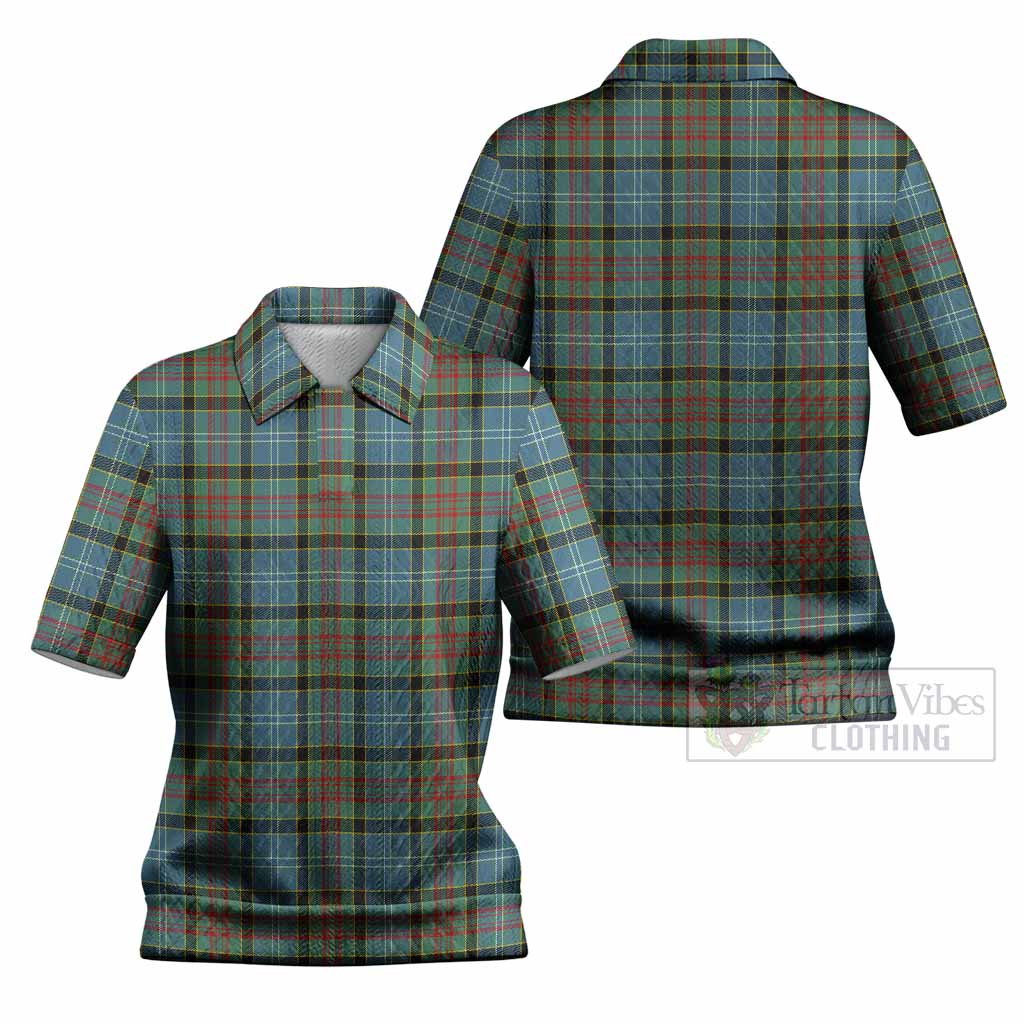 Cathcart Tartan Women’s Polo Sweater Top