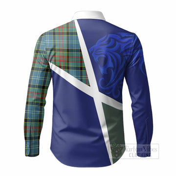 Cathcart The Scottish Football Crest Long Sleeve Button Shirts Lion-Tartan Army