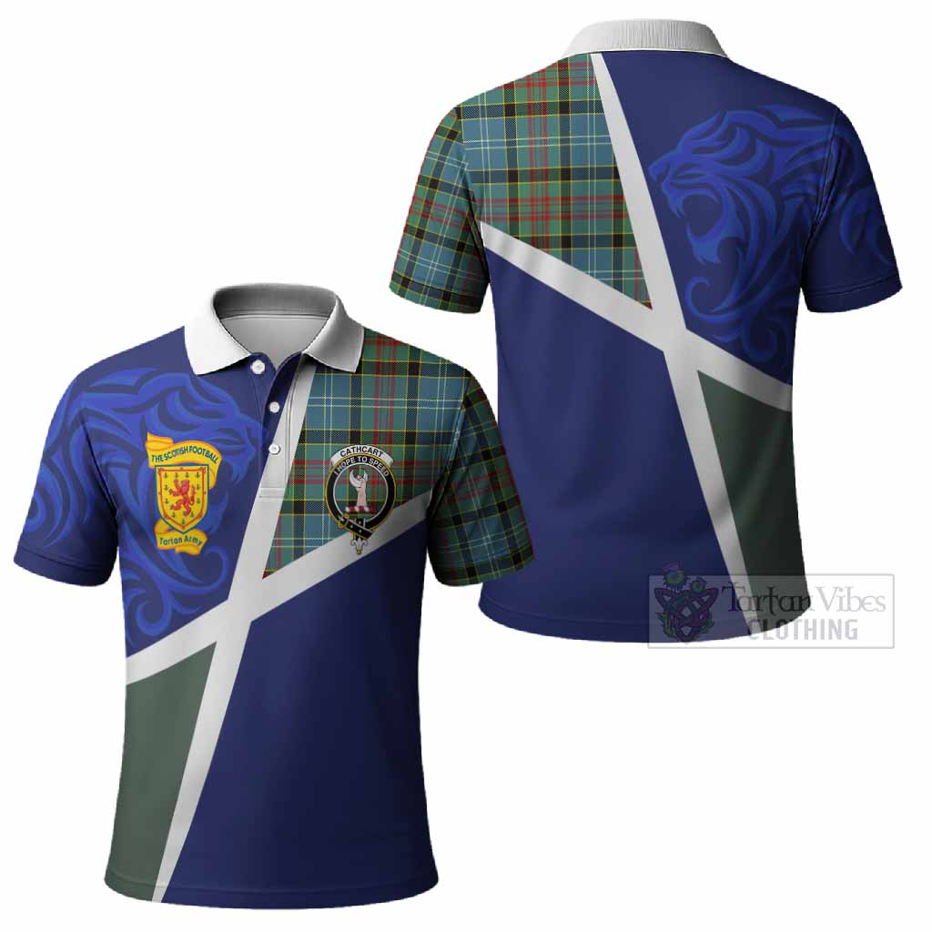 Cathcart The Scottish Football Crest Polo Shirt Lion-Tartan Army