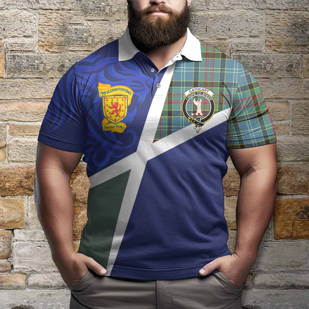 Cathcart The Scottish Football Crest Polo Shirt Lion-Tartan Army