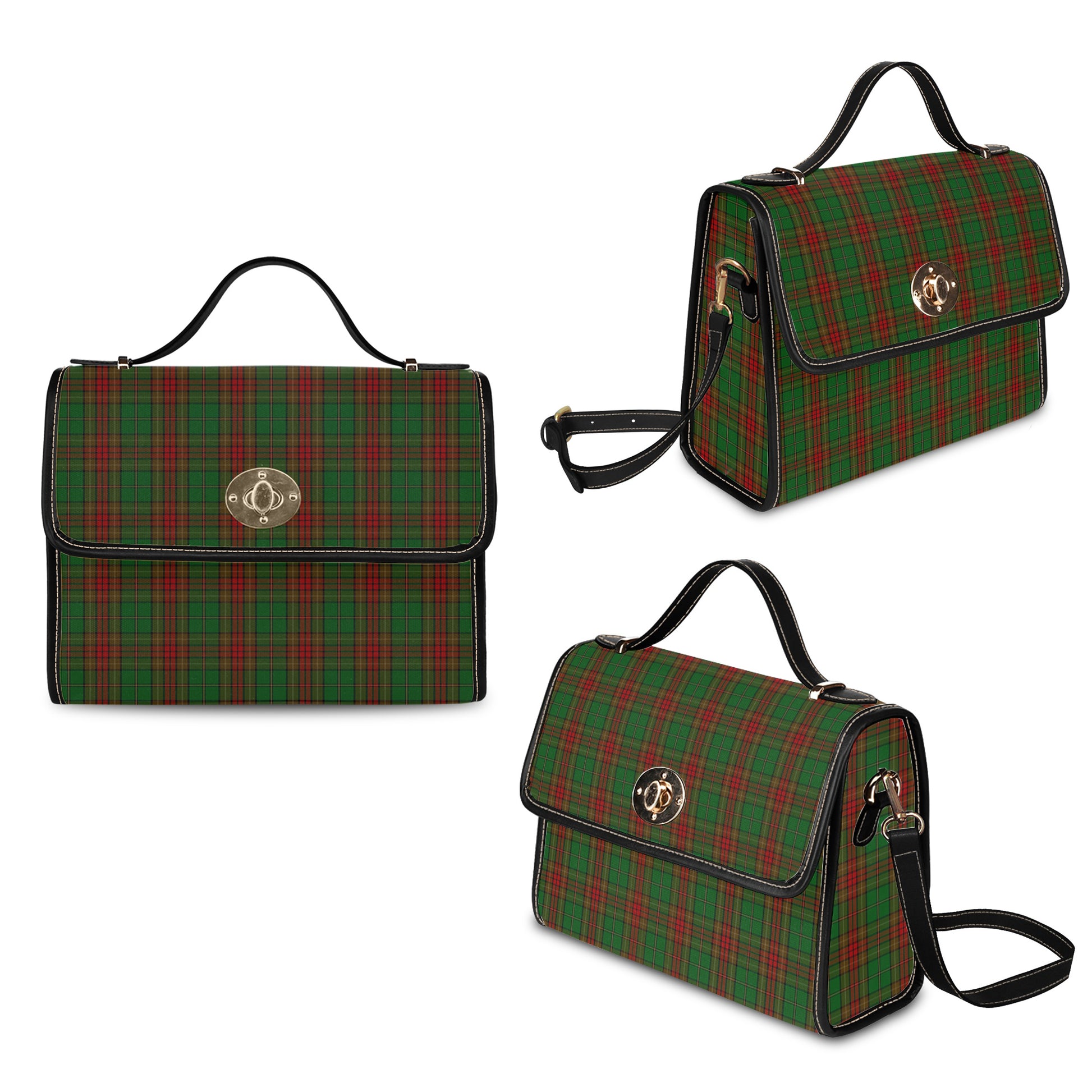 cavan-tartan-leather-strap-waterproof-canvas-bag