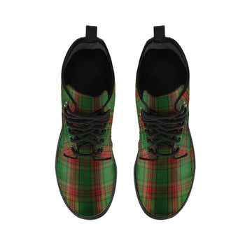 Cavan County Ireland Tartan Leather Boots