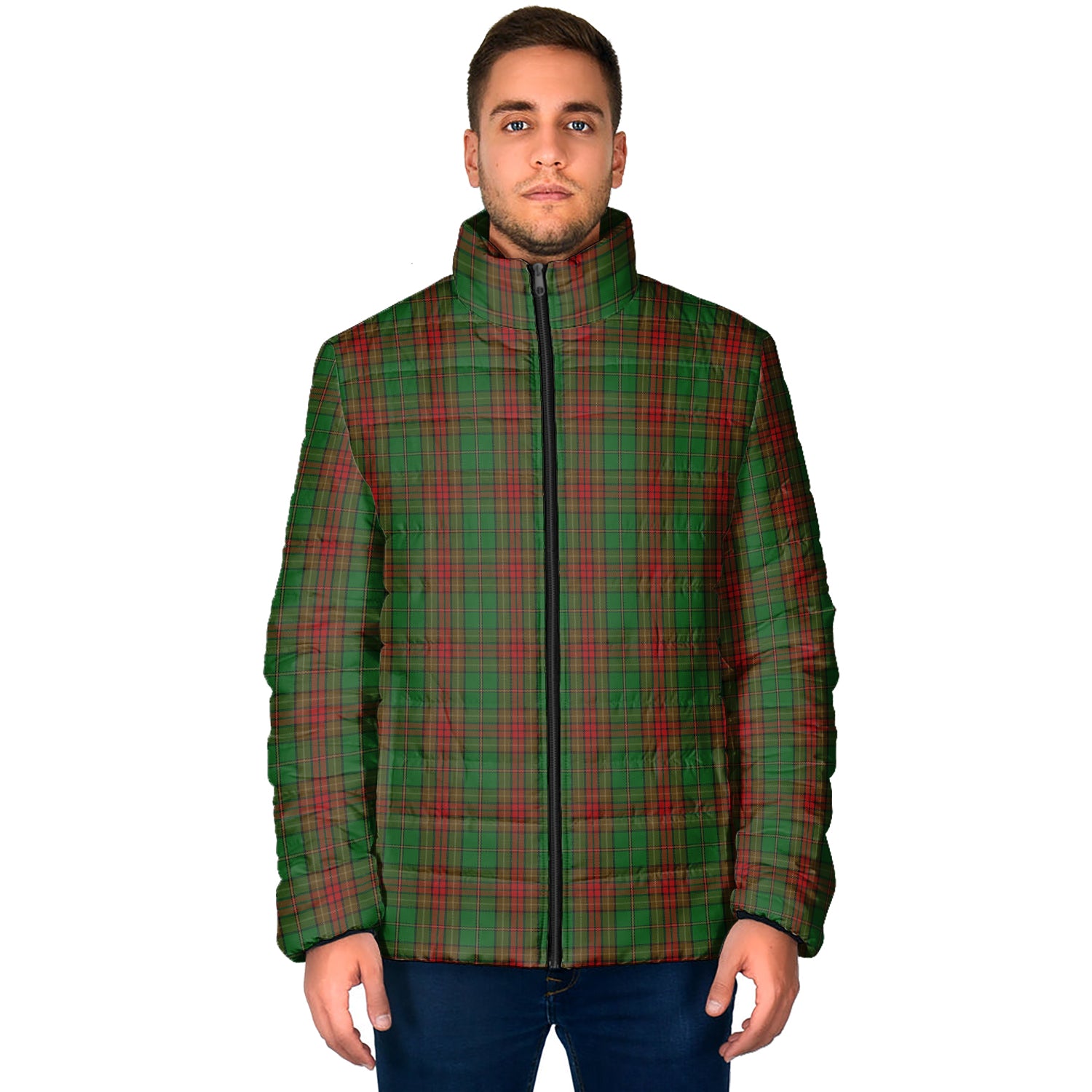 Cavan County Ireland Tartan Padded Jacket - Tartan Vibes Clothing
