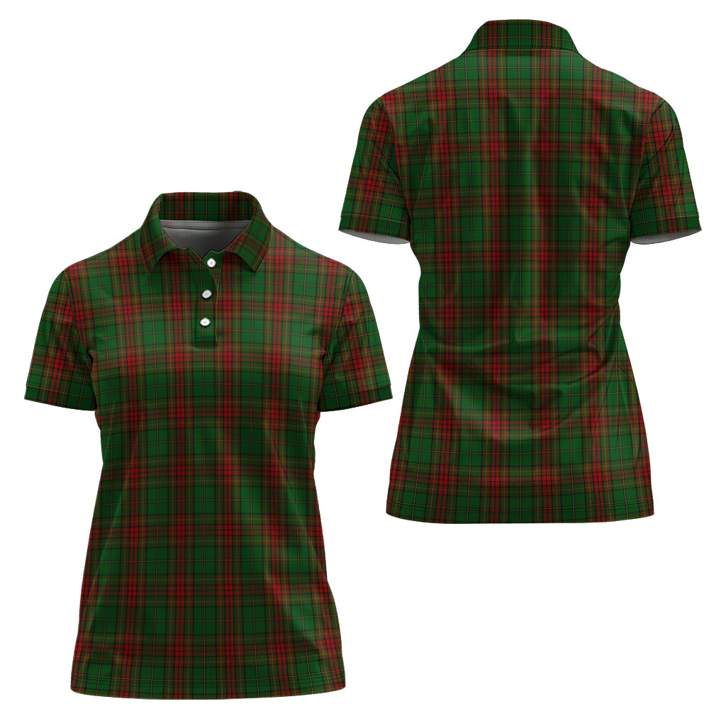Cavan County Ireland Tartan Polo Shirt For Women Women - Tartan Vibes Clothing