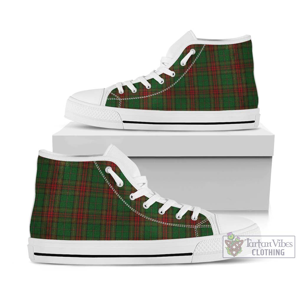 Tartan Vibes Clothing Cavan County Ireland Tartan High Top Shoes
