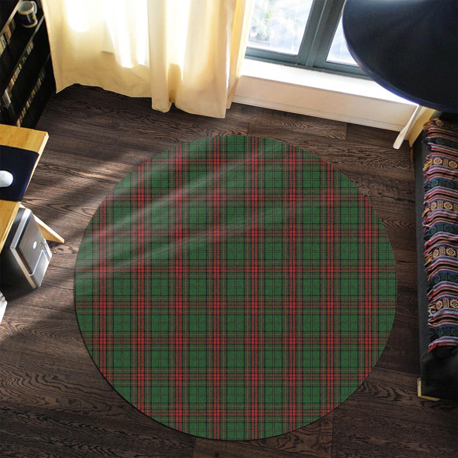 Cavan County Ireland Tartan Round Rug - Tartanvibesclothing