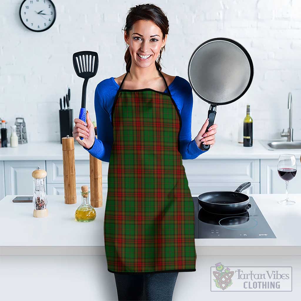 Cavan County Ireland Tartan Apron Black - Tartan Vibes Clothing