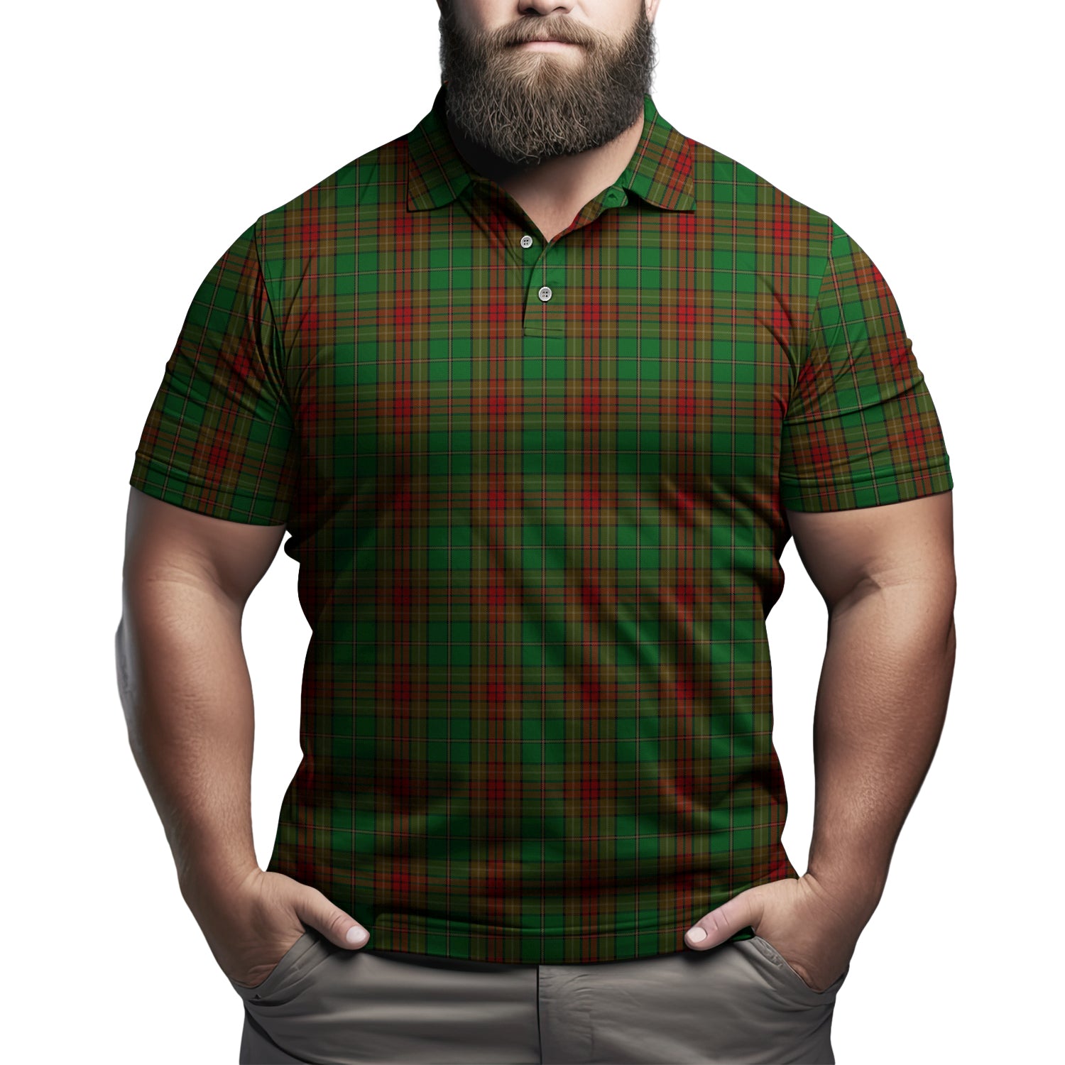 Cavan County Ireland Tartan Mens Polo Shirt Kid - Tartan Vibes Clothing