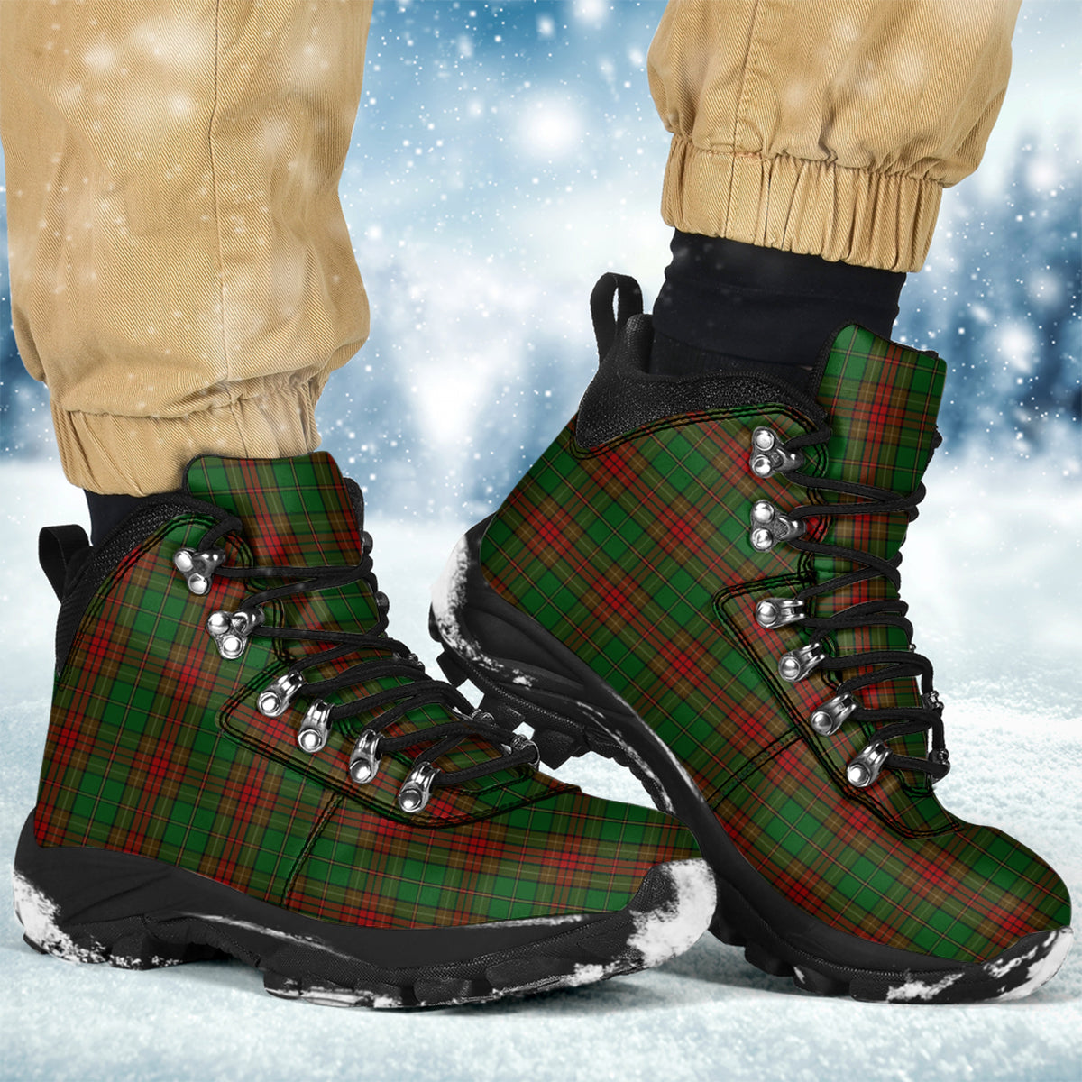Cavan County Ireland Tartan Alpine Boots - Tartanvibesclothing