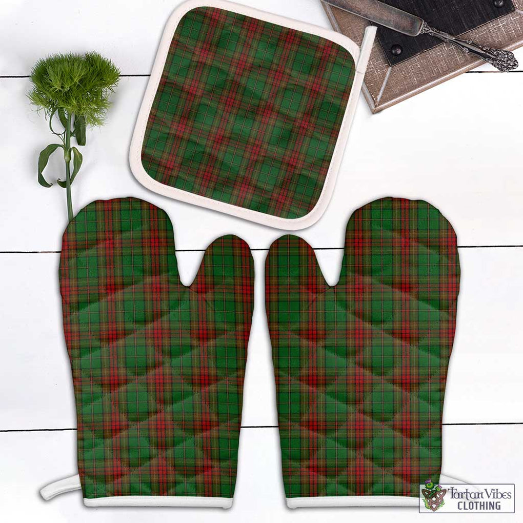 Cavan County Ireland Tartan Combo Oven Mitt & Pot-Holder Combo 1 Oven Mitt & 1 Pot-Holder White - Tartan Vibes Clothing