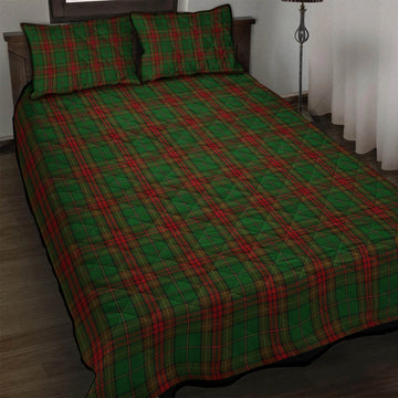Cavan County Ireland Tartan Quilt Bed Set