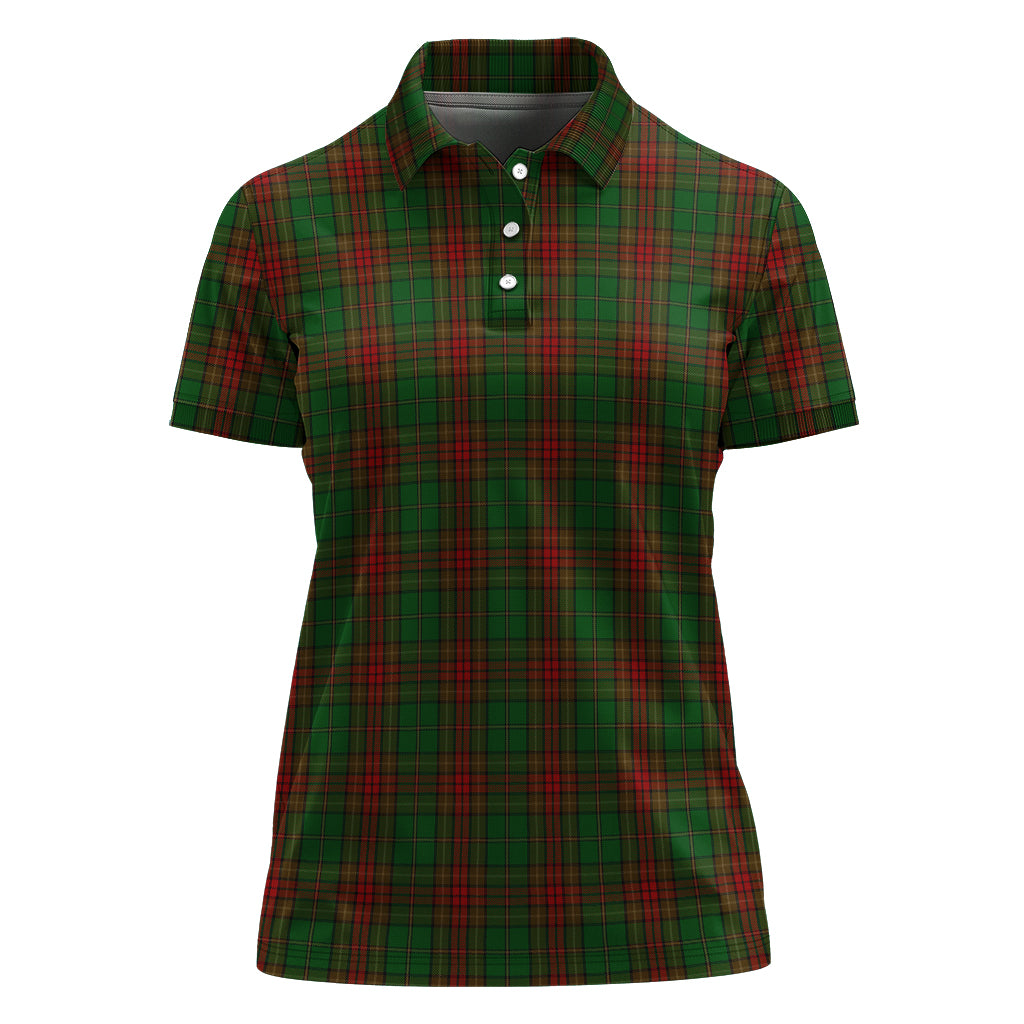 Cavan County Ireland Tartan Polo Shirt For Women - Tartan Vibes Clothing