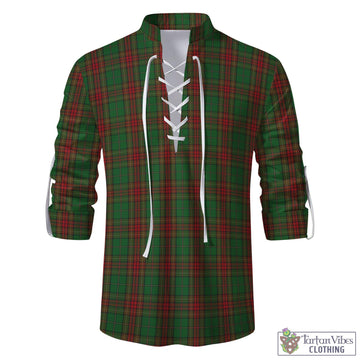 Cavan County Ireland Tartan Men's Scottish Traditional Jacobite Ghillie Kilt Shirt
