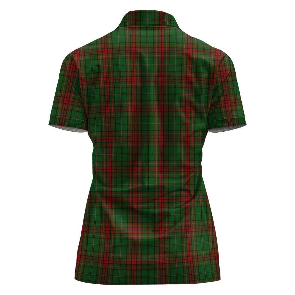 Cavan County Ireland Tartan Polo Shirt For Women - Tartan Vibes Clothing