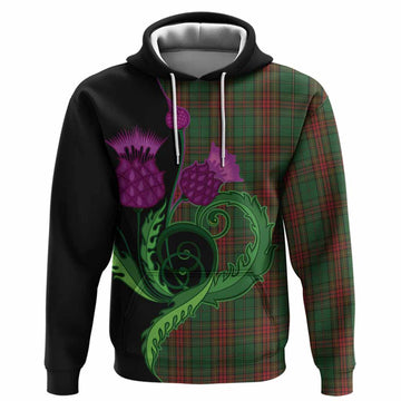 Cavan County Ireland Tartan Hoodie Traditional Scottish Thistle