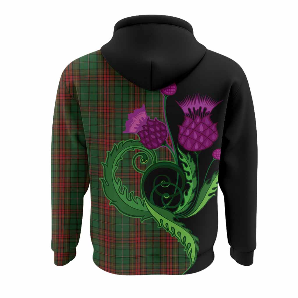 Cavan County Ireland Tartan Hoodie Traditional Scottish Thistle