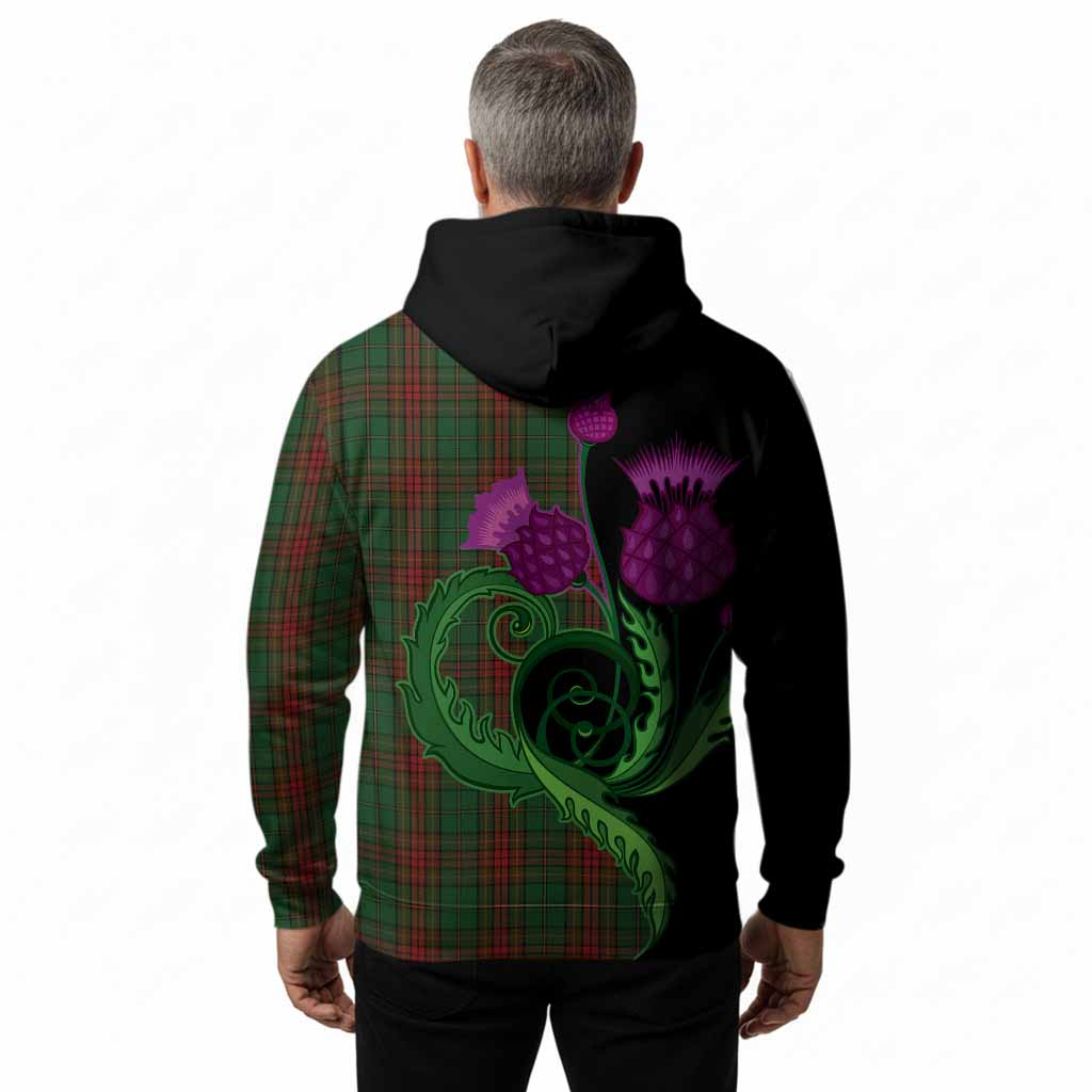 Cavan County Ireland Tartan Hoodie Traditional Scottish Thistle