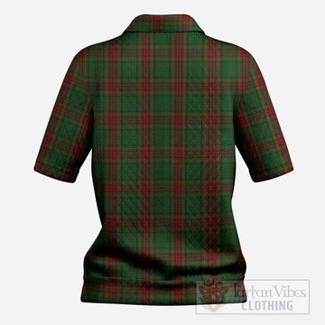 Cavan County Ireland Tartan Women’s Polo Sweater Top