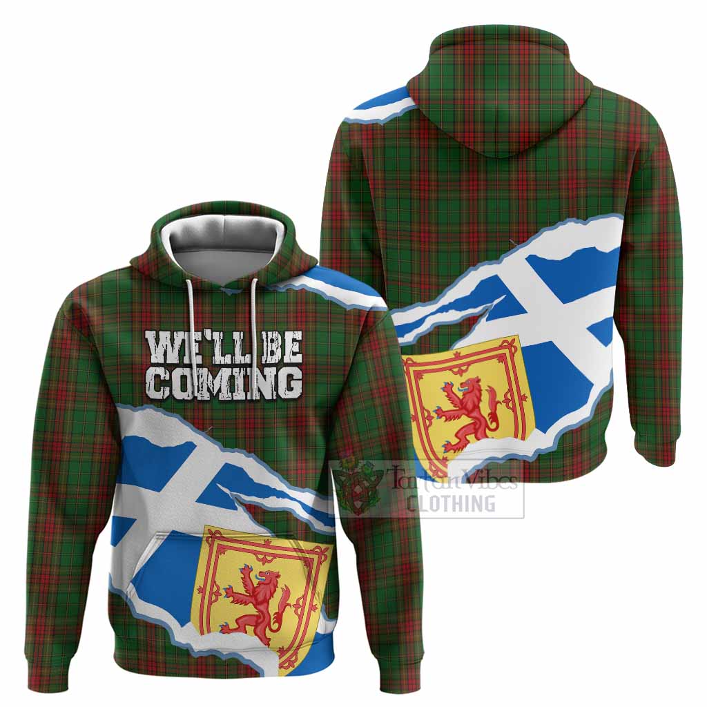 Cavan Scotland Football Tartan Hoodie We'll Be Coming