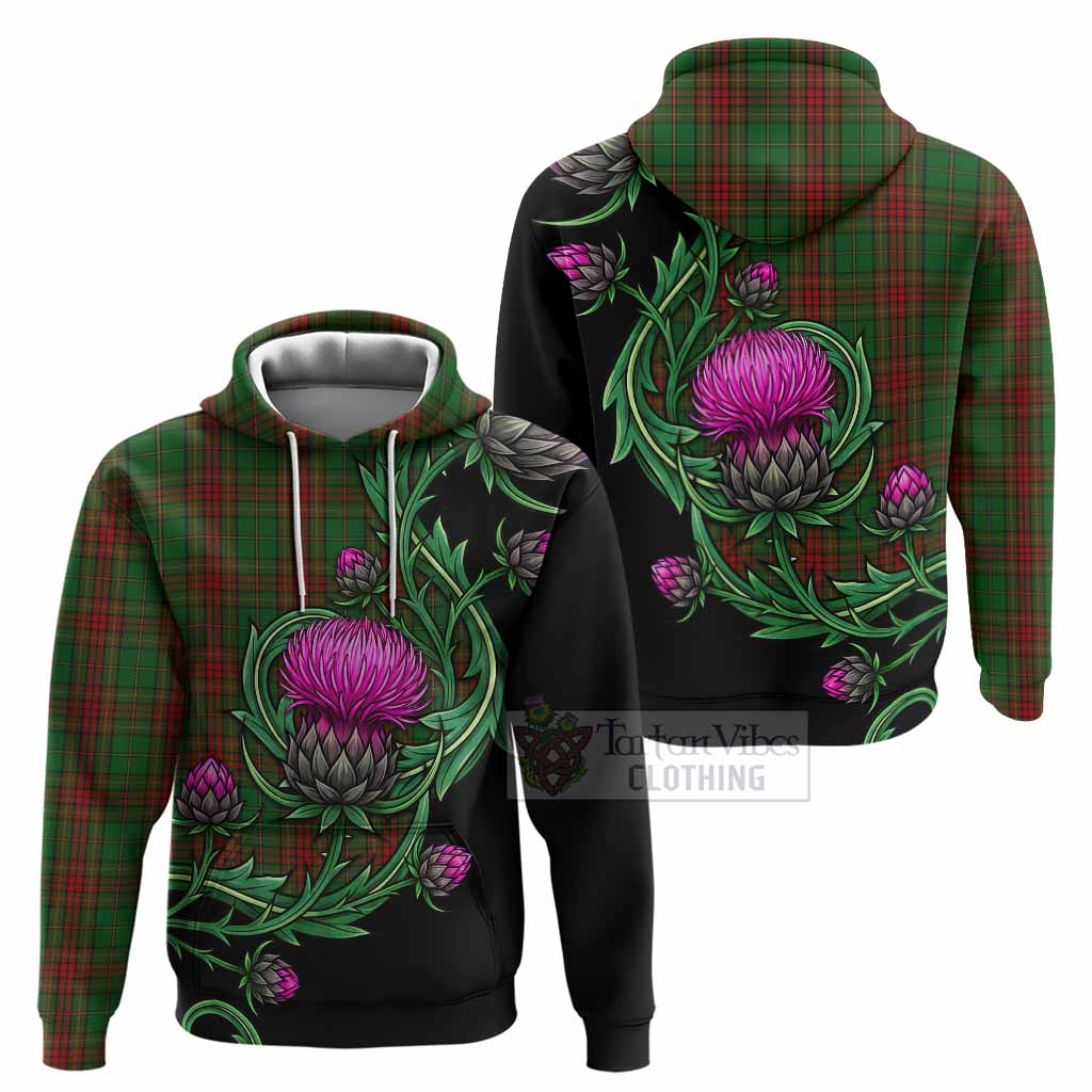 Cavan Tartan Hoodie Resilient Scottish Thistle