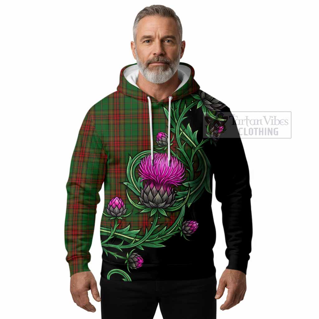 Cavan Tartan Hoodie Resilient Scottish Thistle