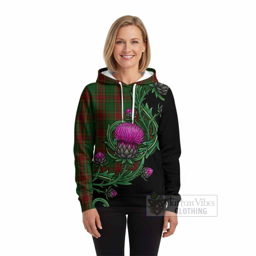 Cavan Tartan Hoodie Resilient Scottish Thistle