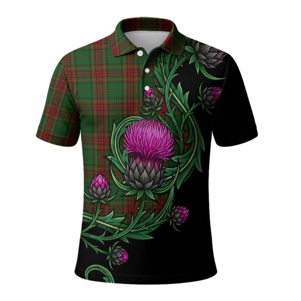 Cavan Tartan Polo Shirt Resilient Scottish Thistle