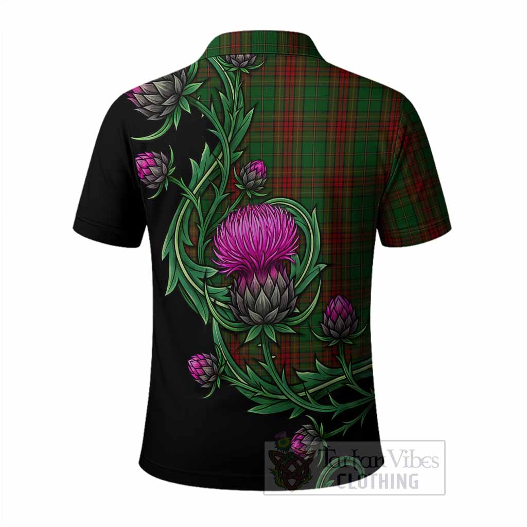 Cavan Tartan Polo Shirt Resilient Scottish Thistle