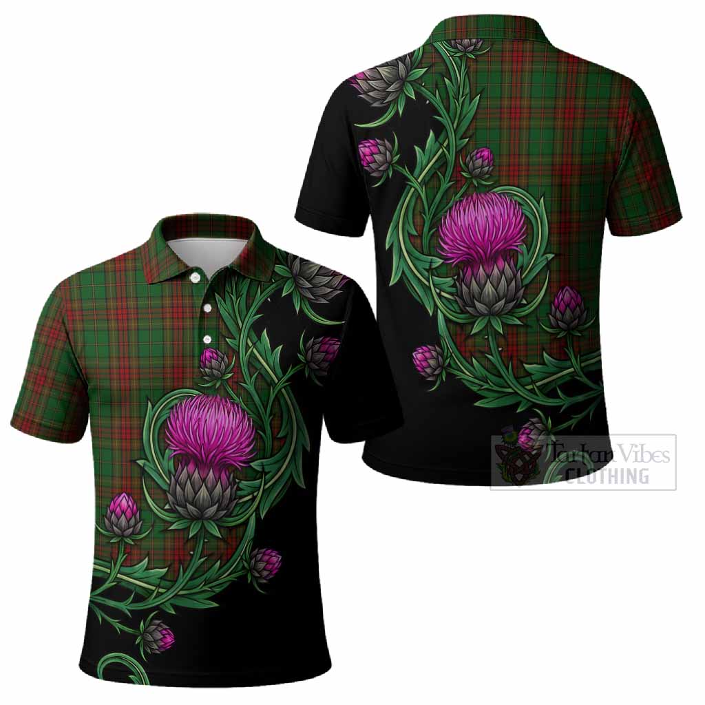 Cavan Tartan Polo Shirt Resilient Scottish Thistle