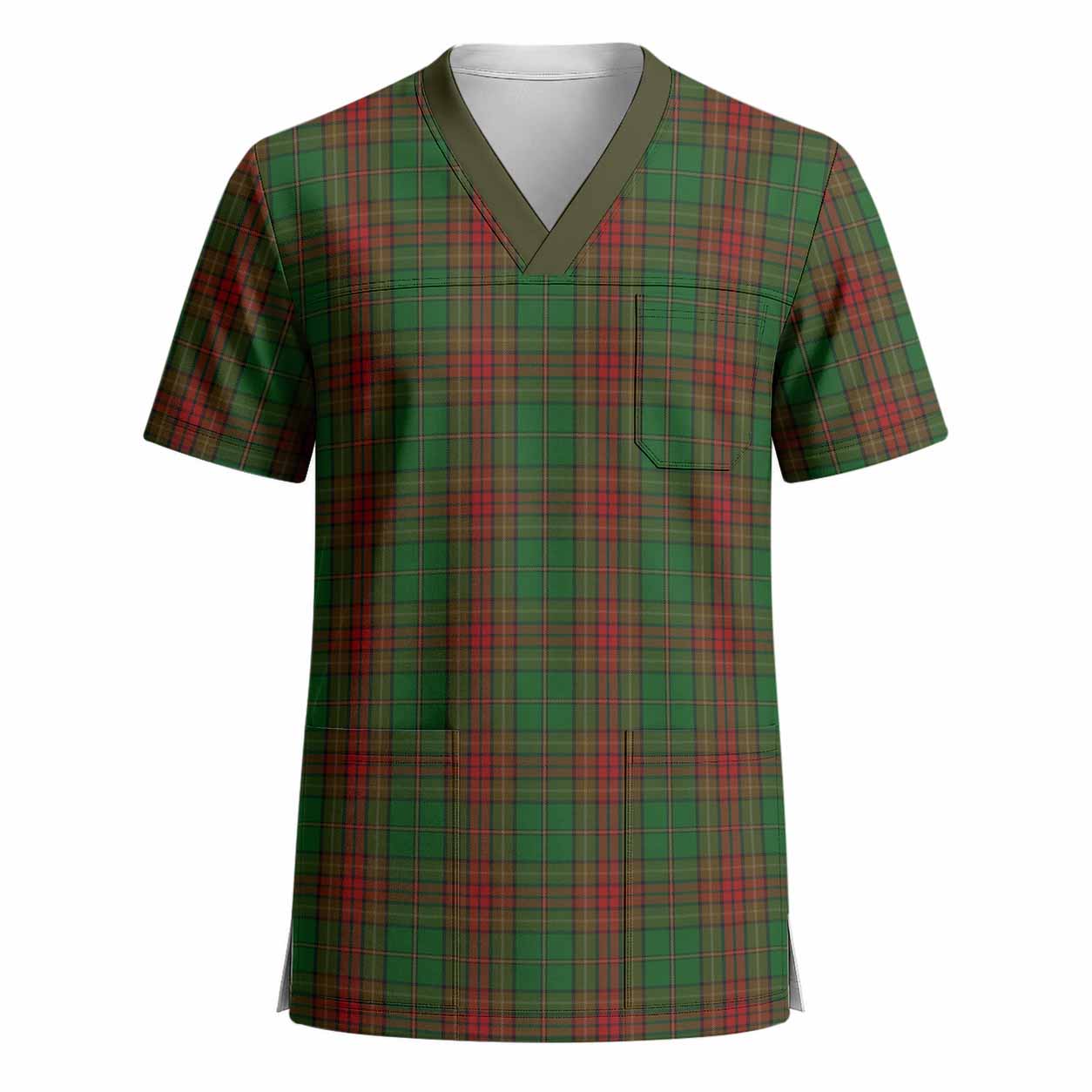 Cavan Tartan Scrub Top - Tartan Vibes Clothing