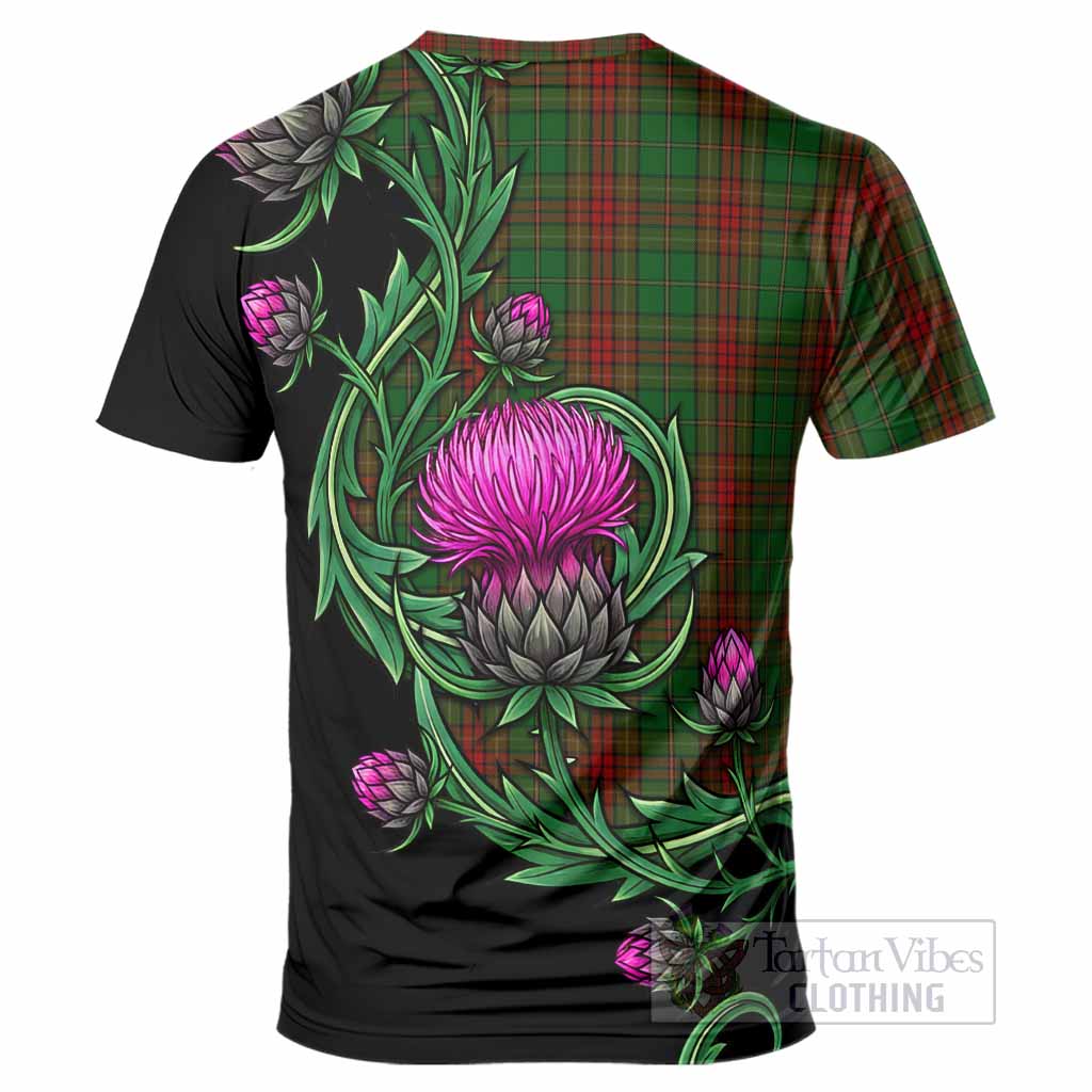 Cavan Tartan T-Shirt Resilient Scottish Thistle