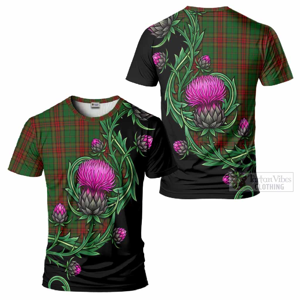 Cavan Tartan T-Shirt Resilient Scottish Thistle