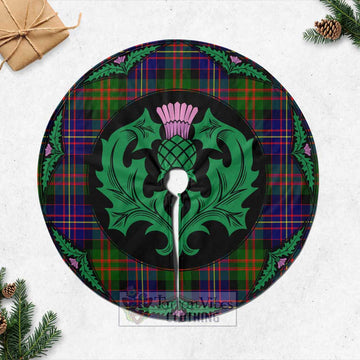 Chalmers Tartan Christmas Tree Skirt Scottish Thistle Style Casual Tree Skirts - Tartan Vibes Clothing