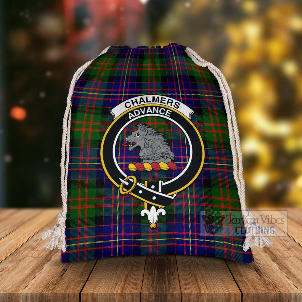 Chalmers Tartan Christmas Santa's Bag with Family Crest - Tartan Vibes Clothing