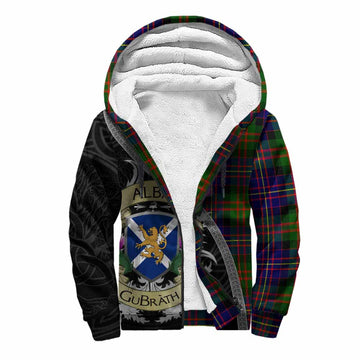 Chalmers Tartan Family Crest Sherpa Hoodie Lion Rampant Royal Thistle Shield Celtic Inspired Unisex S - Tartan Vibes Clothing