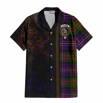 Chalmers Tartan Family Crest Hawaiian Shirt Alba Gu Brath Be Brave Lion Ancient Style