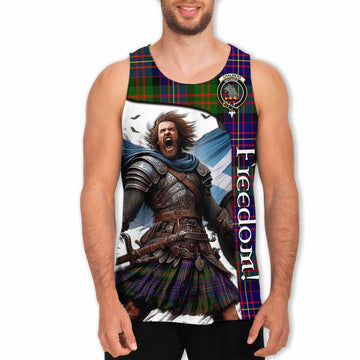 Chalmers Crest Tartan Men's Tank Top Inspired by the Freedom of Scottish Warrior Men - Tartan Vibes Clothing