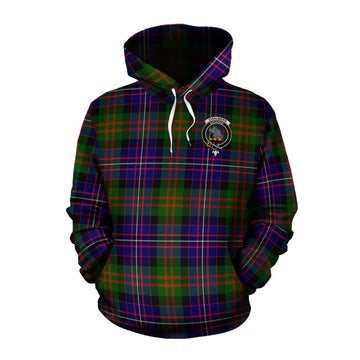 Chalmers Tartan Cotton Hoodie with Family Crest Celtic Skull Style Pullover Hoodie XS - Tartan Vibes Clothing