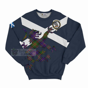 Chalmers Tartan Lion Rampant Sweatshirt Proudly Display Your Heritage with Alba Gu Brath and Clan Name Unisex - Tartan Vibes Clothing