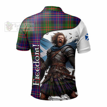 Chalmers Crest Tartan Polo Shirt Inspired by the Freedom of Scottish Warrior - Tartan Vibes Clothing