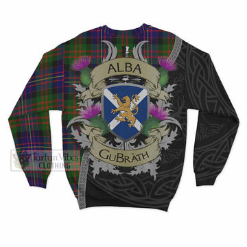 Chalmers Tartan Family Crest Sweatshirt Lion Rampant Royal Thistle Shield Celtic Inspired - Tartan Vibes Clothing