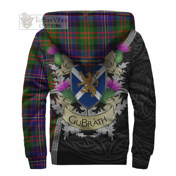 Chalmers Tartan Family Crest Sherpa Hoodie Lion Rampant Royal Thistle Shield Celtic Inspired - Tartan Vibes Clothing
