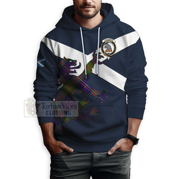 Chalmers Tartan Lion Rampant Hoodie Proudly Display Your Heritage with Alba Gu Brath and Clan Name - Tartan Vibes Clothing