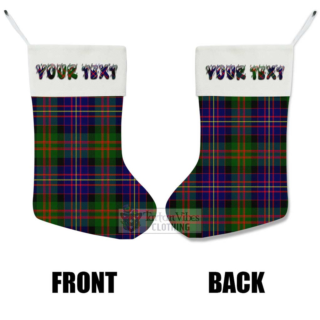 Chalmers Tartan Christmas Stocking with Personalized Text - Tartan Vibes Clothing