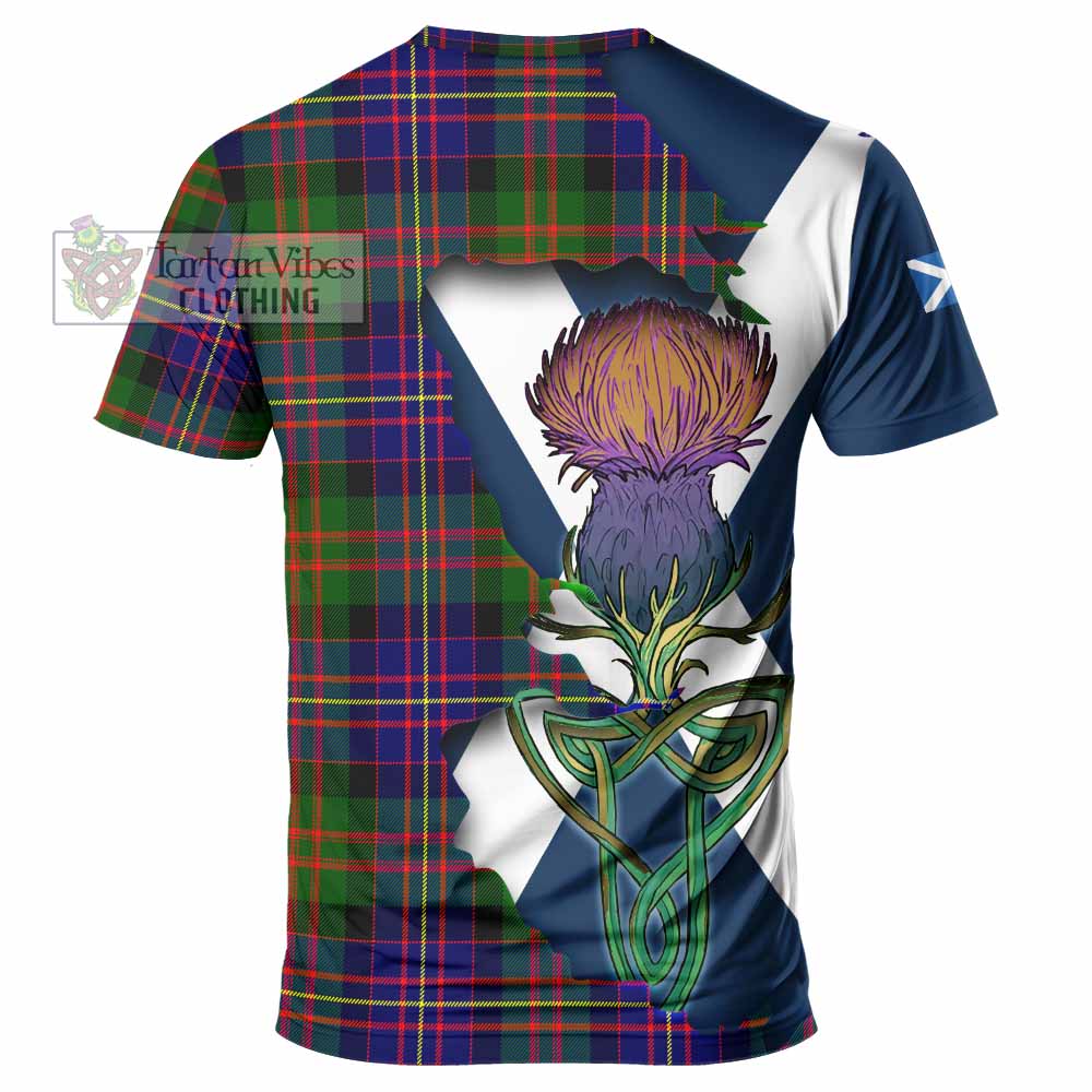 Chalmers Tartan Family Crest T-Shirt Scottish Thistle Celtic Inspired - Tartan Vibes Clothing